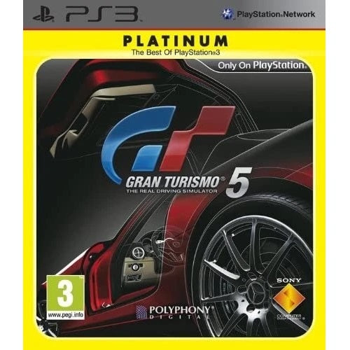 PS3 - Gran Turismo 5 Platinum (3) Preowned