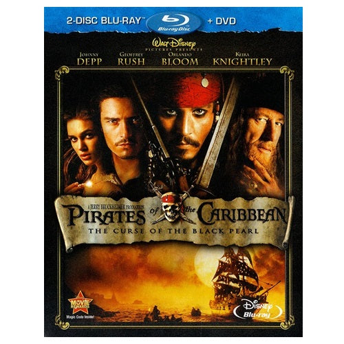 Blu-Ray - Pirates Of The Caribbean The Curse Of The Black Pearl (12) Preowned