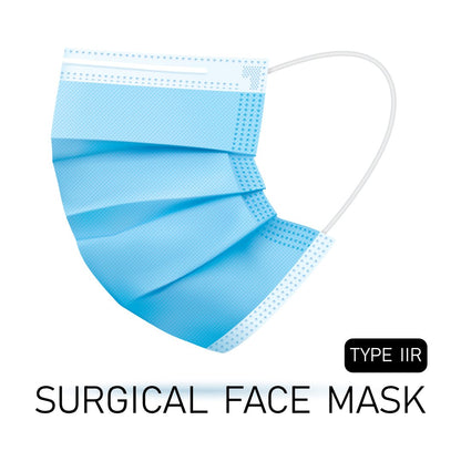 Surgical (Type IIR) Face Masks (non-sterile) - Pack of 50