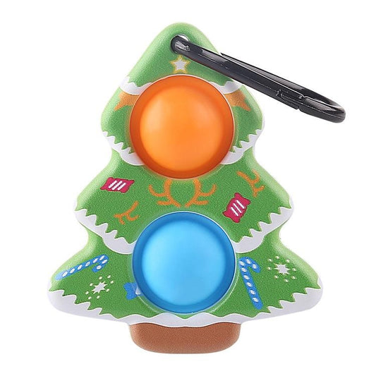 Christmas Tree Fidget popper, sensory fidget pop it