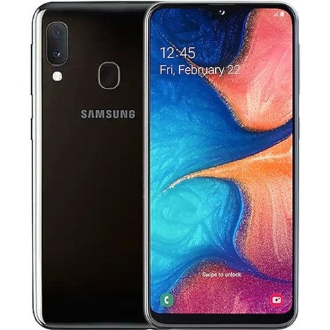 Samsung A20e 32GB Dual Sim Unlocked Black Grade B Preowned
