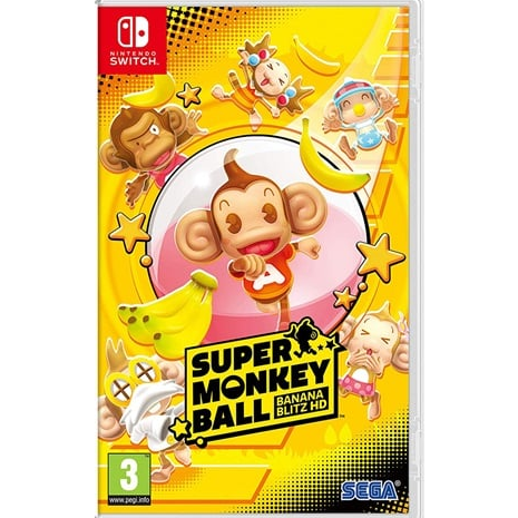 Switch - Super Monkey Ball Banana Blitz HD (3) Preowned