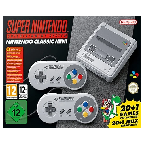 Nintendo Classic Mini Super NES w/ 2x Controllers Boxed Preowned
