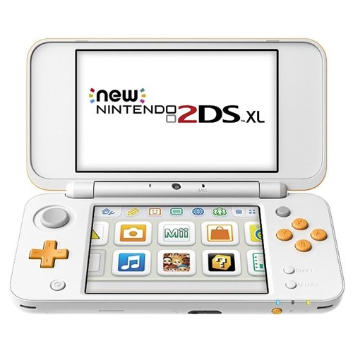 New 2DS XL Console White & Orange Unboxed Preowned