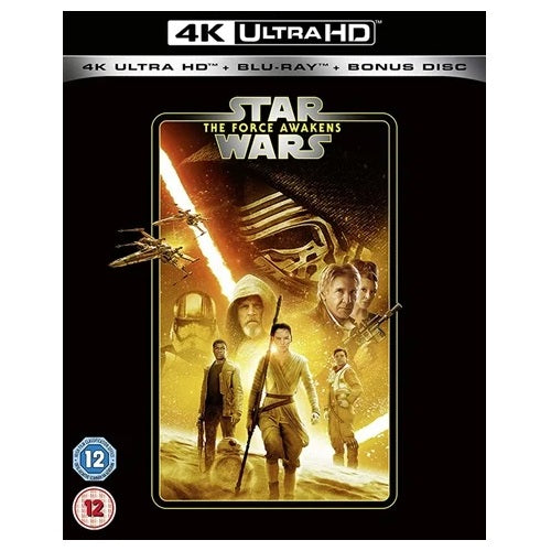 4K Blu-Ray - Star Wars The Force Awakens (12) Preowned