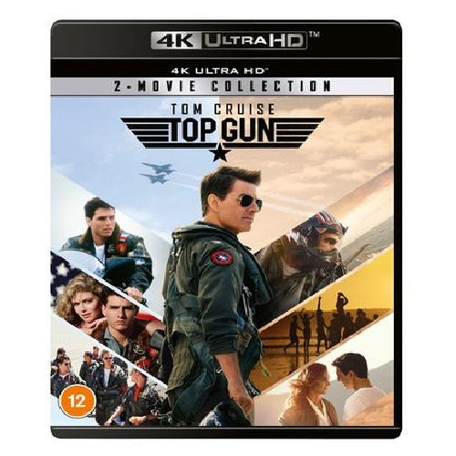 4k Blu-Ray - Top Gun 2-Movie Collection (12) Preowned