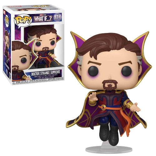 Funko Pop! - What If...? [874] Doctor Strange Supreme (3+) Preowned