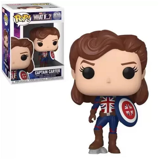 Pop! Vinyl - What If...? [870] Captain Carter Preowned