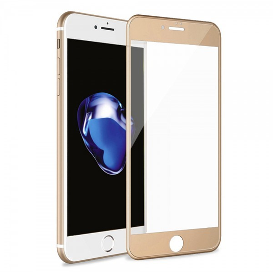 TEMPERED GLASS - IPHONE 7 (GOLD)