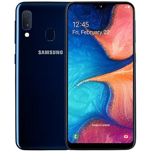 Samsung A20e 32gb Dual Sim Unlocked Blue Grade B Preowned