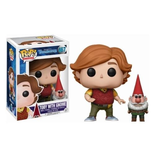 Funko Pop - Troll Hunters [467] Toby With Gnome Preowned