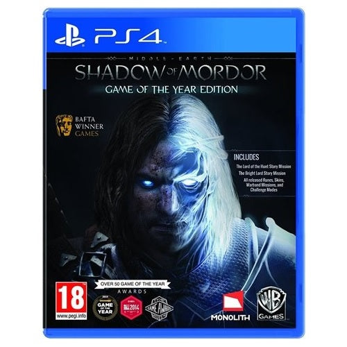 PS4 - Middle Earth Shadow Of Mordor Game of the Year Edition (18) Preowned