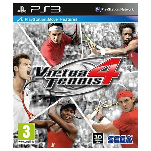 PS3 - Virtua Tennis 4 (3) Preowned