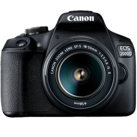 Canon Eos 2000D 24.1MP DSLR Camera With 18-55mm Lens Grade C Preowned