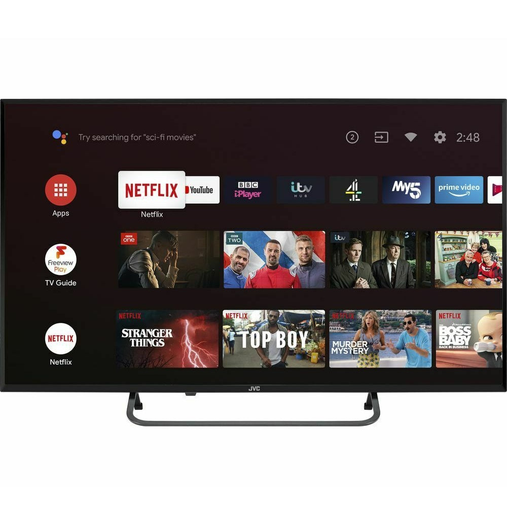 JVC LT-40CA790 40" Full HD Android Smart LED TV Grade C Collection Only Preowned