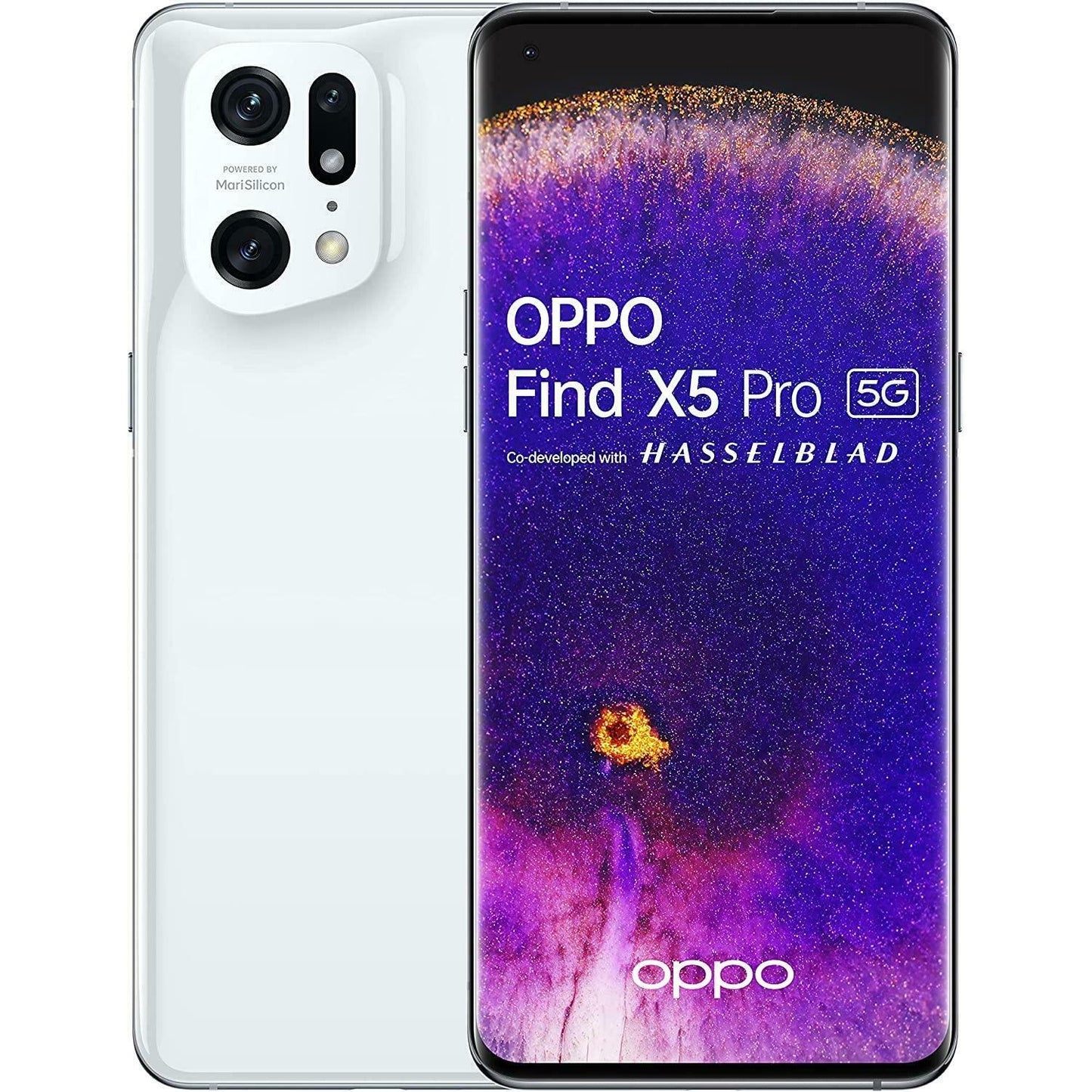 Oppo Find X5 Pro 5G 256GB Dual Sim Unlocked Ceramic White Grade B Preowned