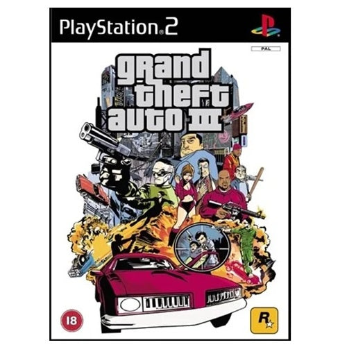 PS2 - Grand Theft Auto III (18) Preowned