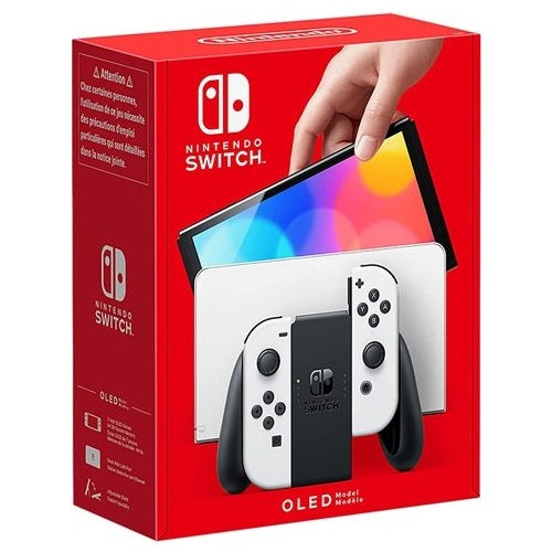 Nintendo Switch OLED White with White Joy-Cons Boxed Preowned