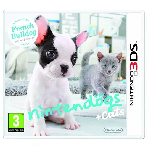 3DS - Nintendogs + Cats French Bulldog (3) Preowned