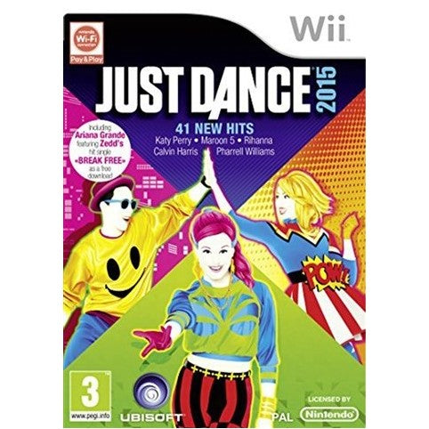 Wii - Just Dance 2015 (3) Preowned