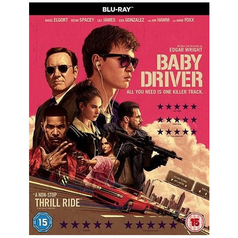 Blu-Ray - Baby Driver (15) Preowned