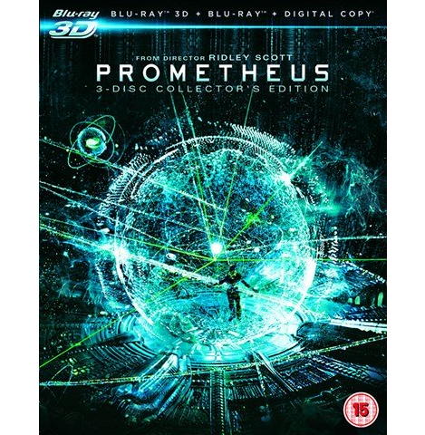 3D Blu-Ray - Prometheus 3 Disc Collector's Edition (15) Preowned