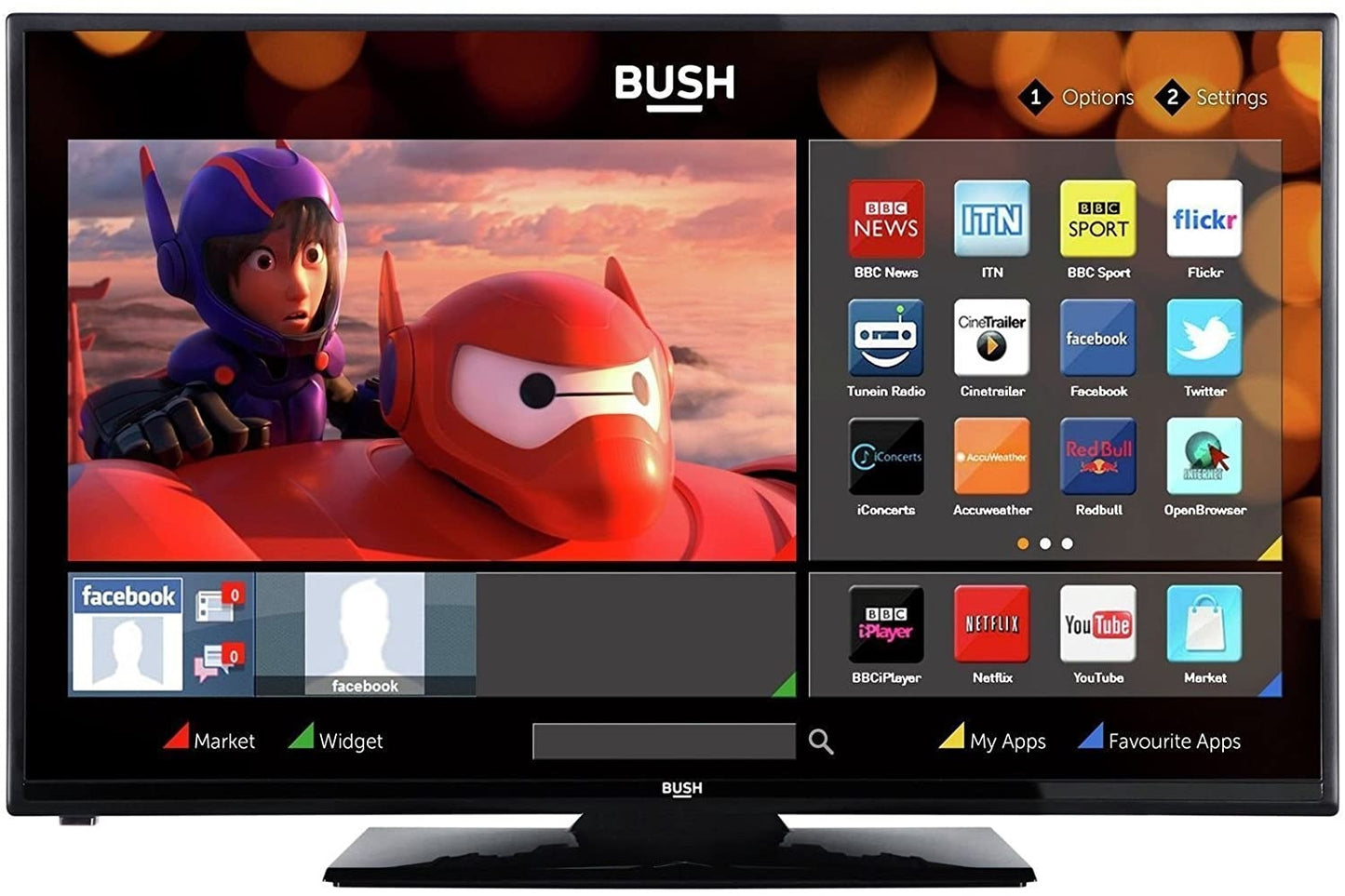 Bush DLED32265HDCNTD 32 Inch Smart TV HD Ready Preowned Grade C Collection Only