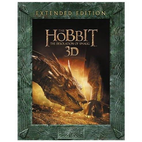 Blu-Ray - The Hobbit The Desolation of Smaug 3D Extended Edition (15) Preowned