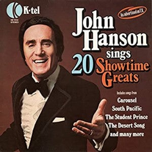 John Hanson sings- Vinyl Collection Only Preowned