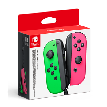 Nintendo Switch Joy Con Pair Neon Green & Neon Pink Preowned