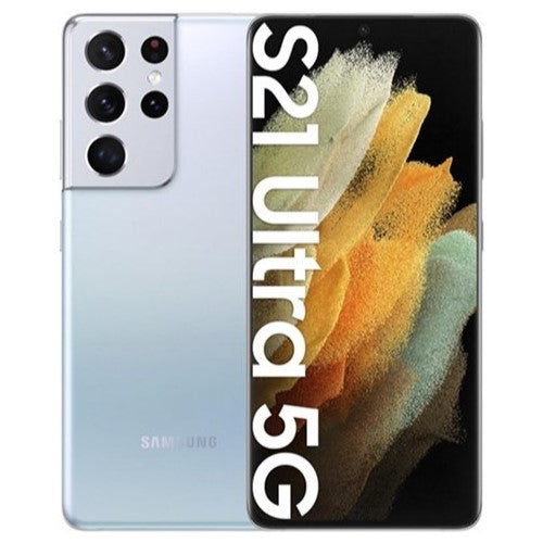 Samsung Galaxy S21 Ultra 5G 128GB Dual Sim Unlocked Phantom Silver Grade B Preowned