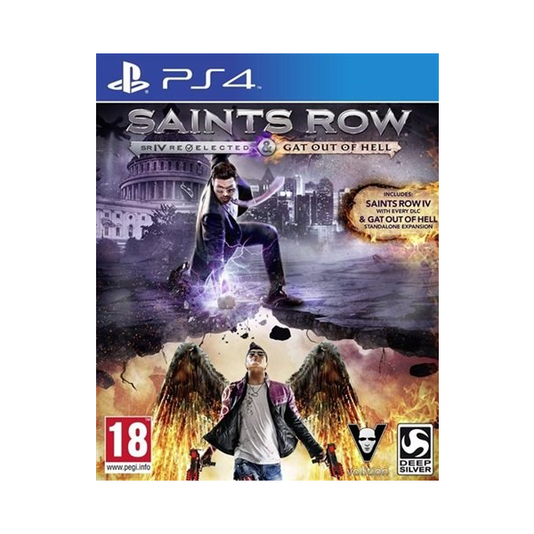 PS4 - Saints Row IV: Reelected & Gat Out Of Hell 18) Preowned