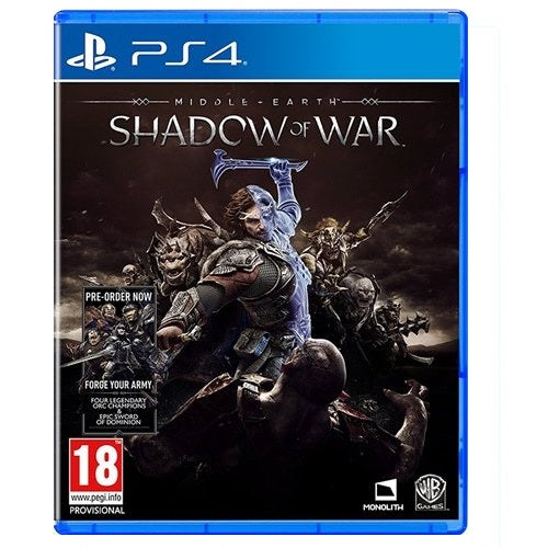PS4 - Middle Earth: Shadow Of War (18) Preowned