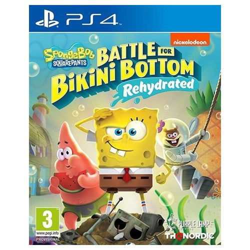 PS4 - Spongebob Squarepants Battle For Bikini Bottom Rehydrated (7) Preowned