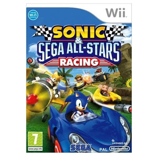 Wii - Sonic & Sega All-Stars Racing (7) Preowned