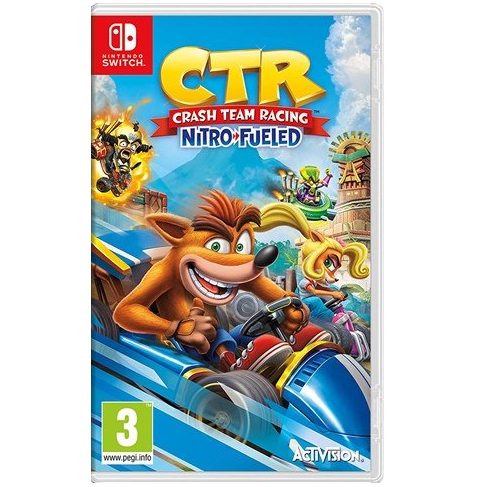 Switch - CTR Crash Team Racing  Nitro Fueled (3) Preowned
