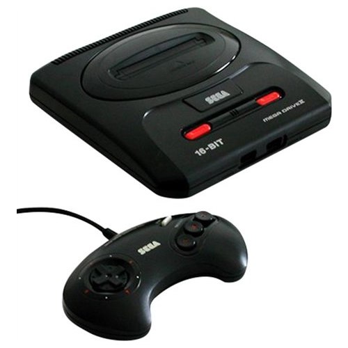 Sega Mega Drive 2 16Bit Console Black Unboxed Preowned