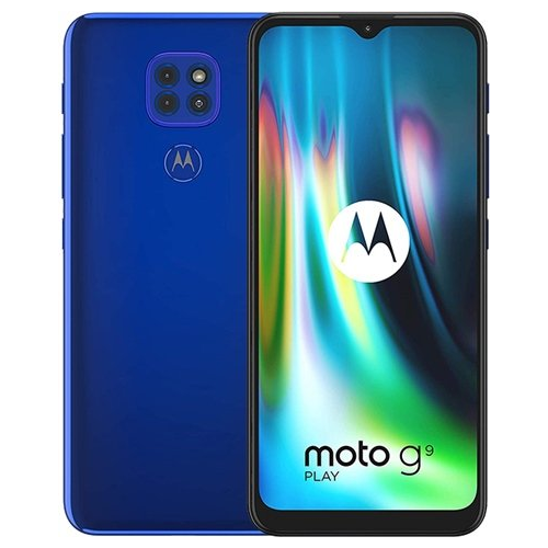 Motorola G9 Play XT2083-3 64GB Dual Sim Unlocked Sapphire Blue Grade B Preowned